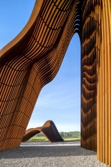 Modern Painted Metal Moutian Sculpture For Public