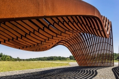 Modern Painted Metal Moutian Sculpture For Public