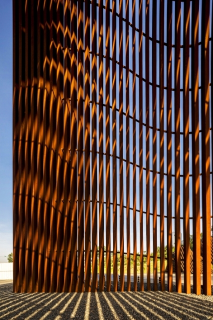 Modern Painted Metal Moutian Sculpture For Public