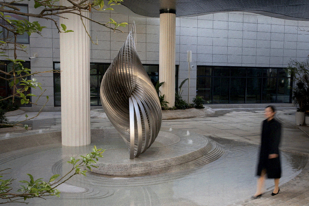 Customized Metal Outdoor Art Fountain Sculpture