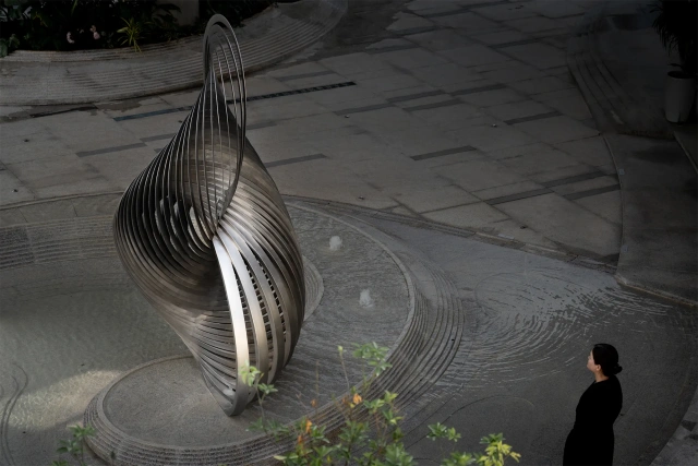 Customized Metal Outdoor Art Fountain Sculpture