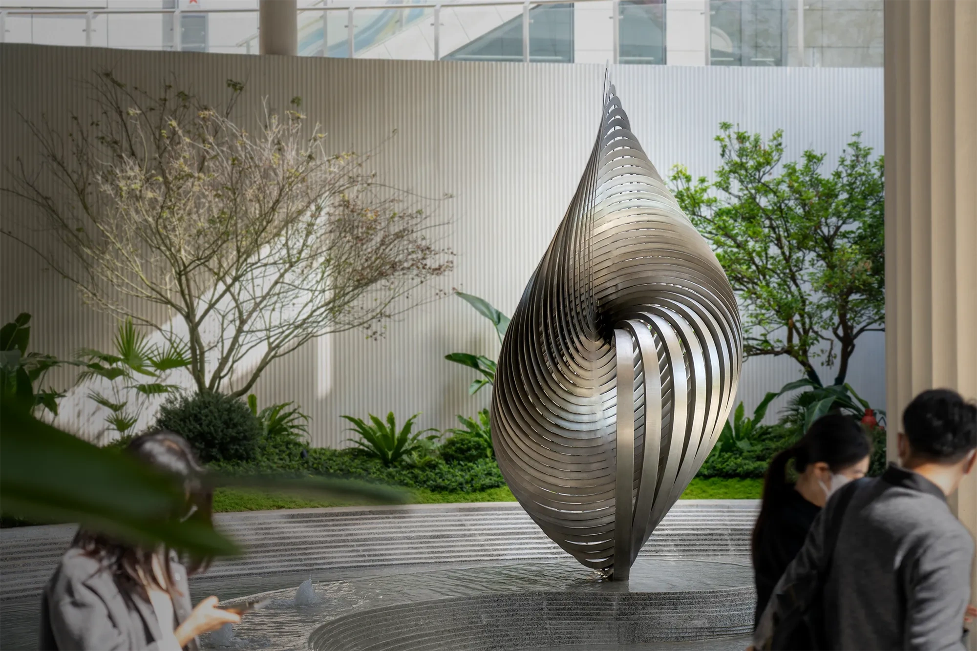 Customized Metal Outdoor Art Fountain Sculpture