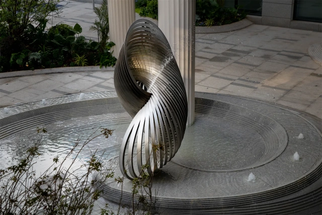 Customized Metal Outdoor Art Fountain Sculpture