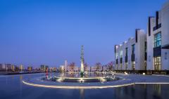 Large Stainless Steel Moon Landscape Sculpture For Public