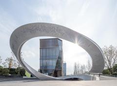 Creative Magic Ring Public Art Sculpture for Immersive Community