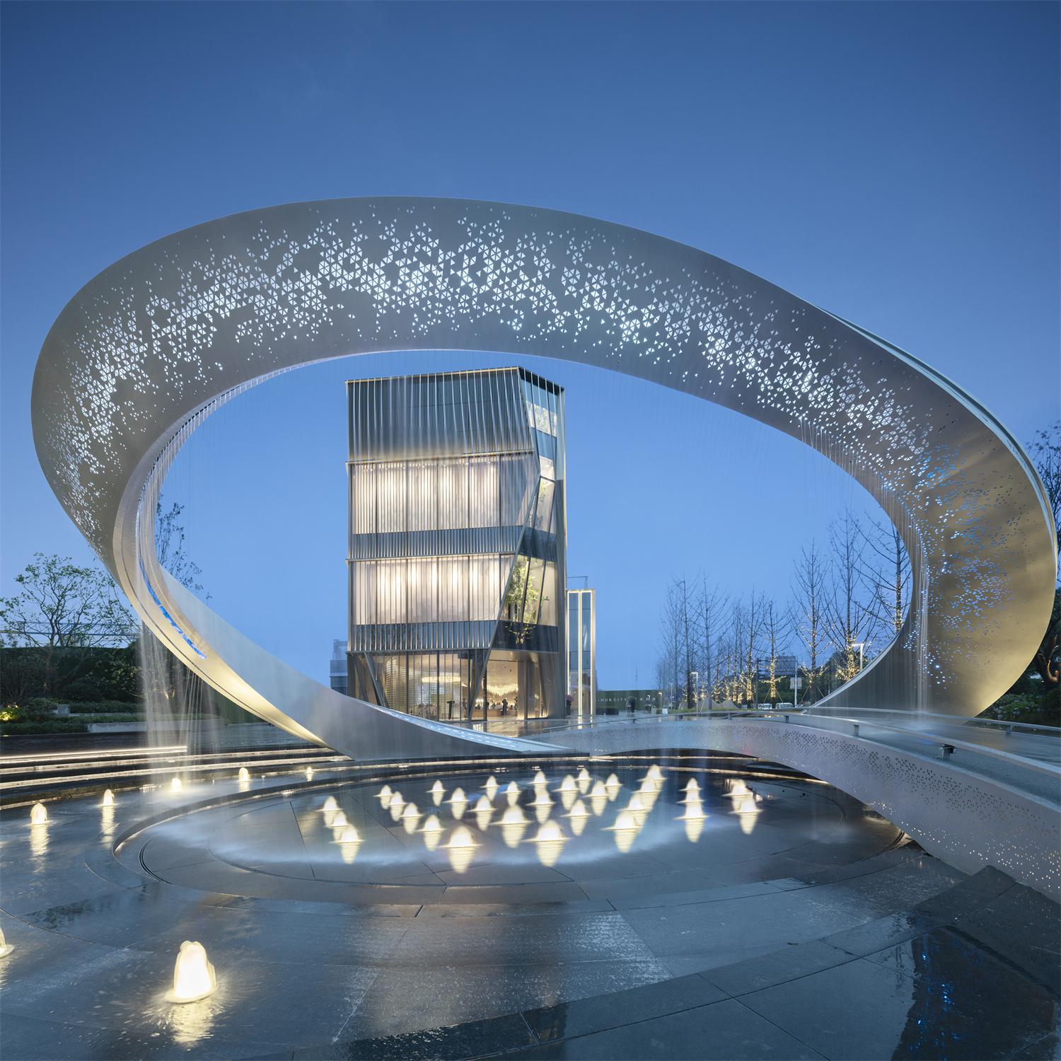 Creative Magic Ring Public Art Sculpture for Immersive Community