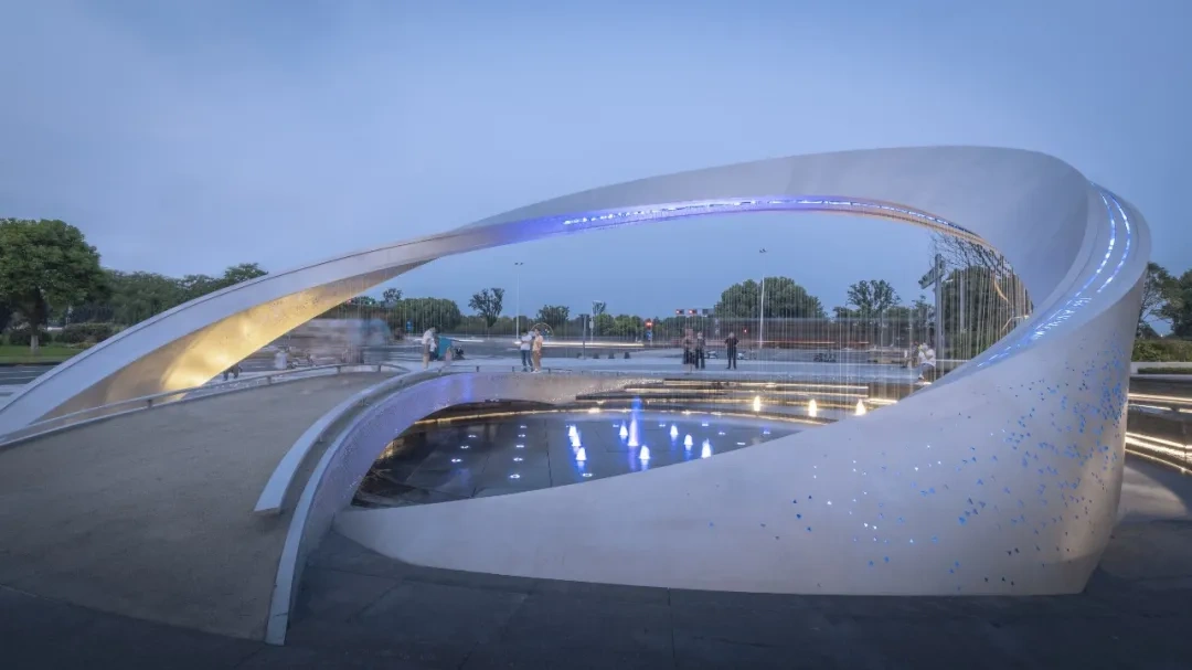 Creative Magic Ring Public Art Sculpture for Immersive Community