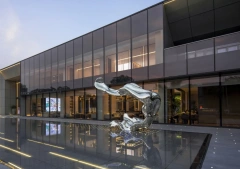 Modern Stainless Steel Hall Of Light Sculpture For Outdoor