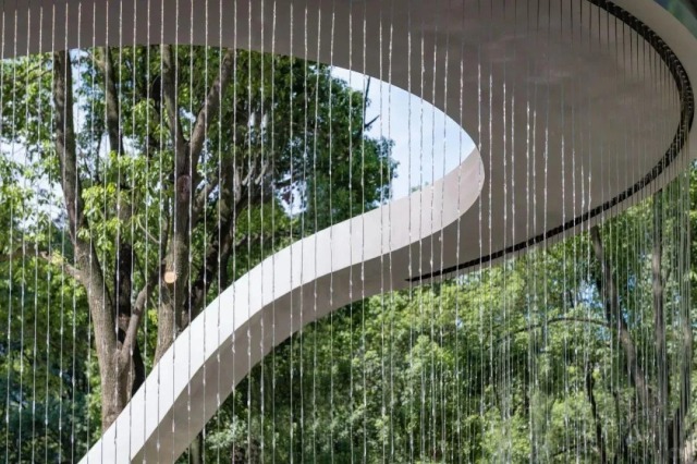 Large Unique Water Landscape Stainless Steel Sculpture