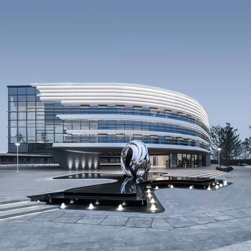 Modern Urban Stainless Steel Cloud Art Sculpture