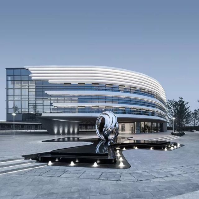 Modern Urban Stainless Steel Cloud Art Sculpture