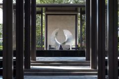 Outdoor Modern Twist Tubes Stainless Steel Sculpture