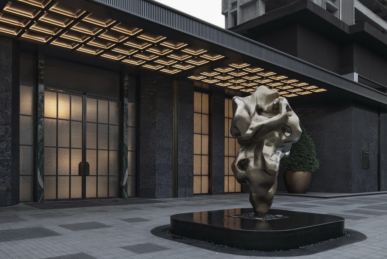 Large Modern Outdoor Rockery Metal Art Sculpture
