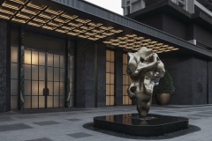 Large Modern Outdoor Rockery Metal Art Sculpture