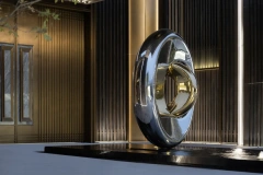 Outdoor Stainless Steel Mirror Polished Art Design Sculpture