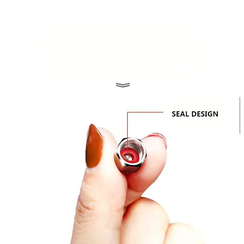 Preventing air leakage in automobile tires screw cap