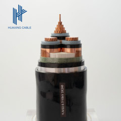 Copper  3*240mm2 Steel Tape Armouring High Voltage Underground Power Cable