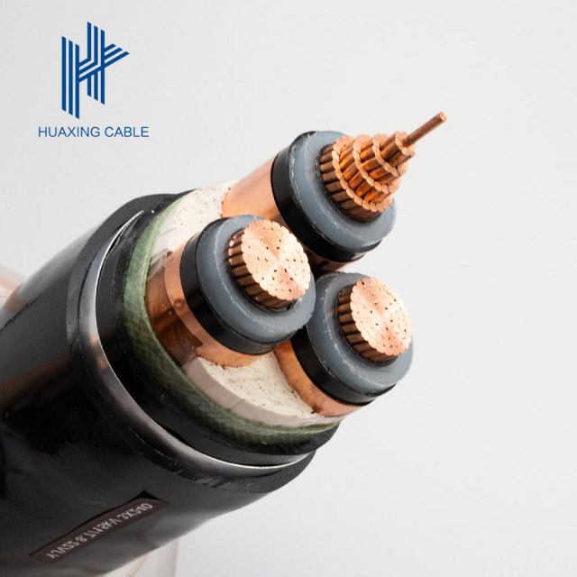 Copper  3*240mm2 Steel Tape Armouring High Voltage Underground Power Cable