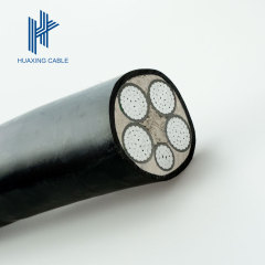 Low smoke halogen-free flame retardant aluminum alloy cable AAAC 4*240mm2+1*120mm2 0.6/1KV
