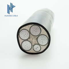 Low smoke halogen-free flame retardant aluminum alloy cable AAAC 4*240mm2+1*120mm2 0.6/1KV