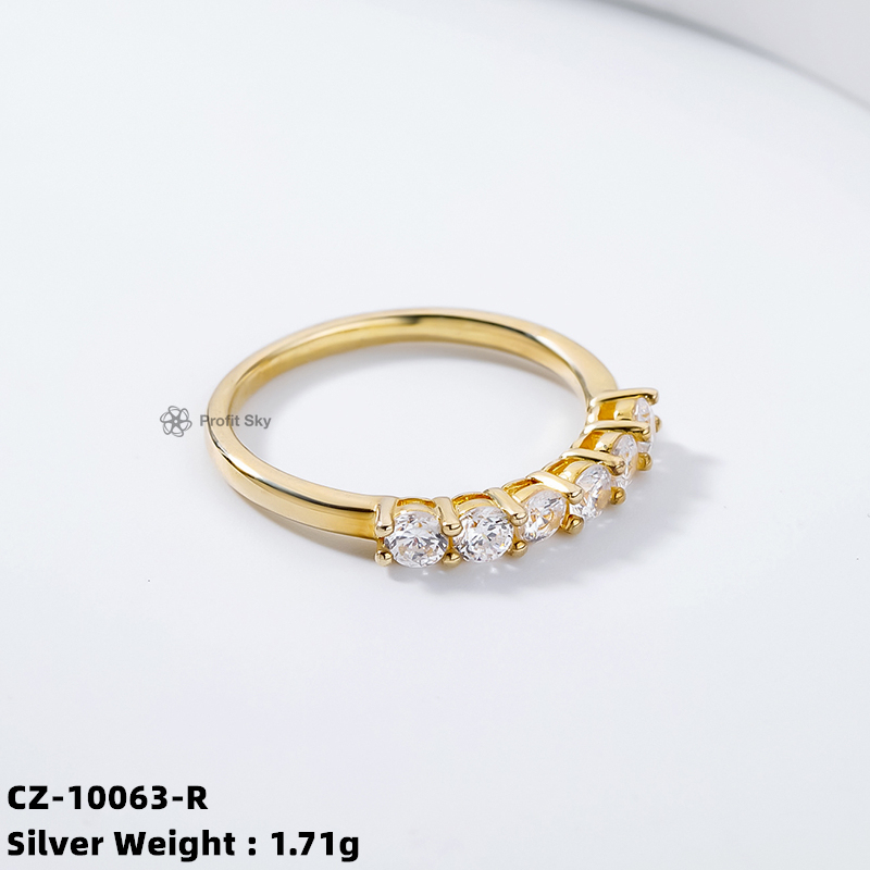 Affordable Luxury: Zirconia Sterling Silver Ring