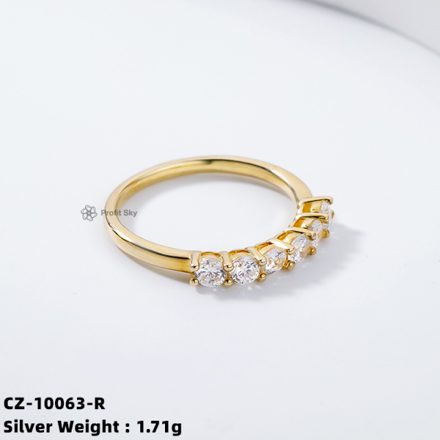 Affordable Luxury: Zirconia Sterling Silver Ring