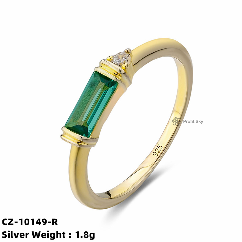 Trendy S925 Sterling Silver Geometric Ring