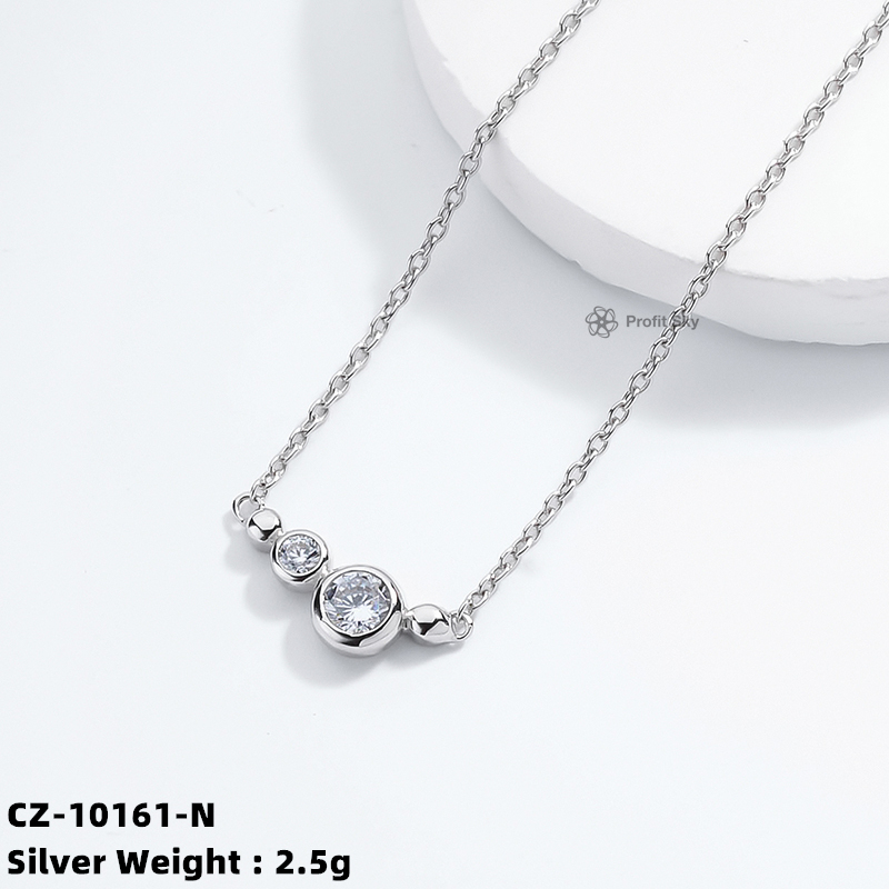 Zirconia Infinity Symbol Necklace