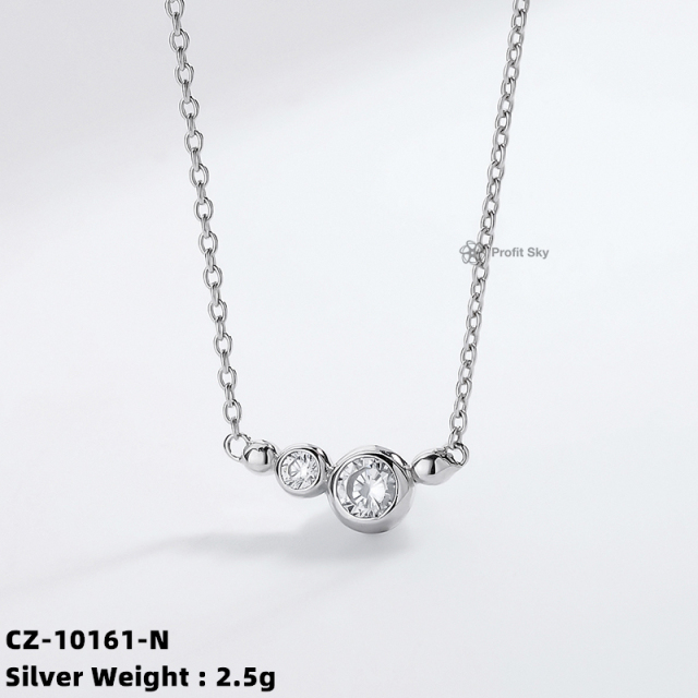 Customized Birthstone Zirconia Necklace