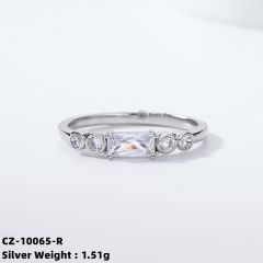 Affordable Luxury: Zirconia Sterling Silver Ring
