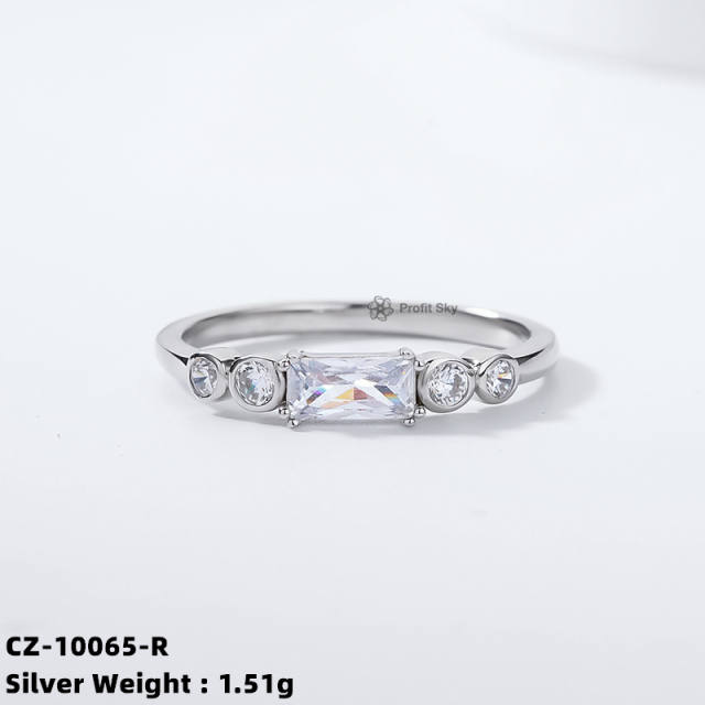 Affordable Luxury: Zirconia Sterling Silver Ring