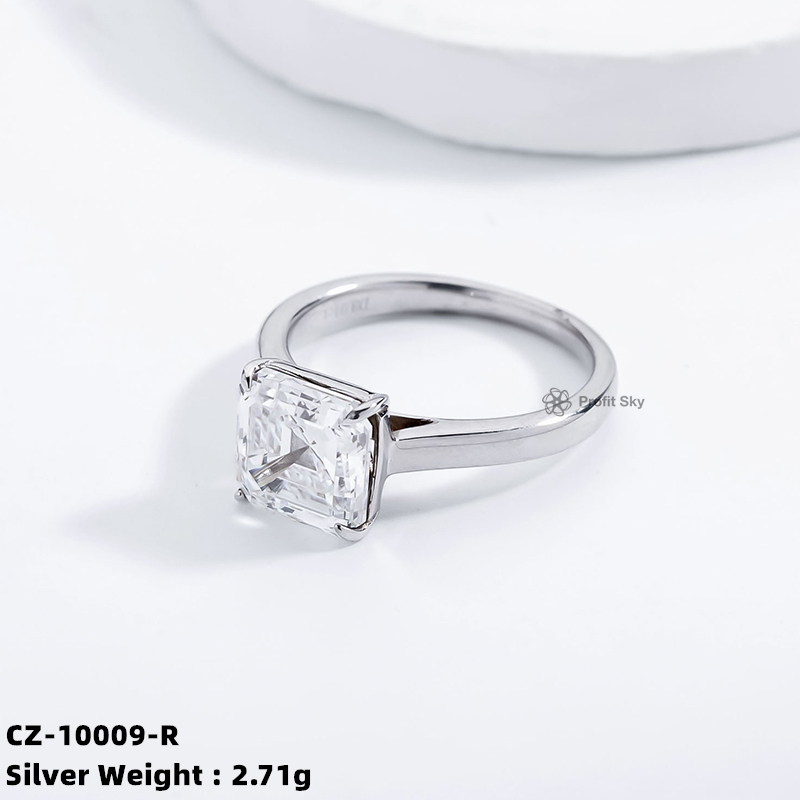 Eternal Elegance: Zirconia Sterling Silver Ring