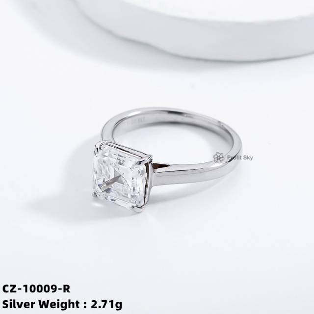 Eternal Elegance: Zirconia Sterling Silver Ring