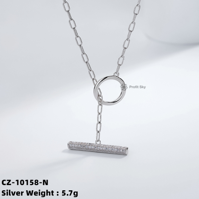 Classic Beauty: Polished Sterling Silver Chain Necklace