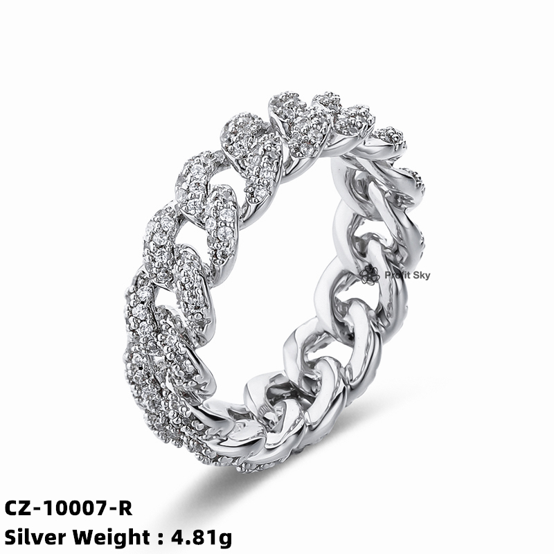 Hip Hop Street Personalized Accessories Sliver Ring