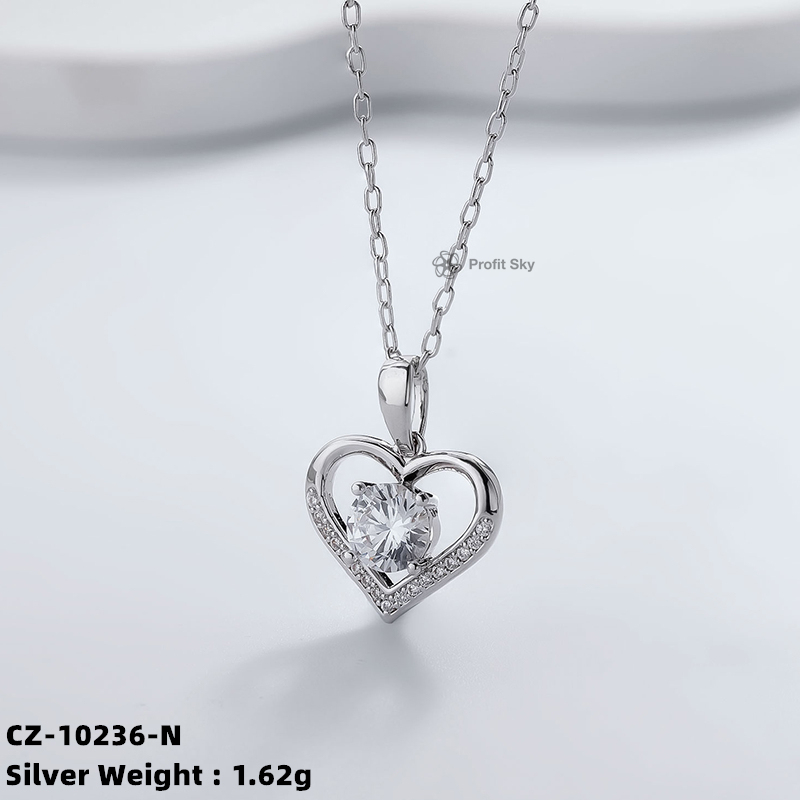 Zirconia Infinity Symbol Necklace