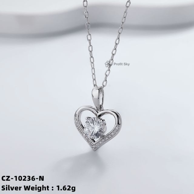 Zirconia Infinity Symbol Necklace