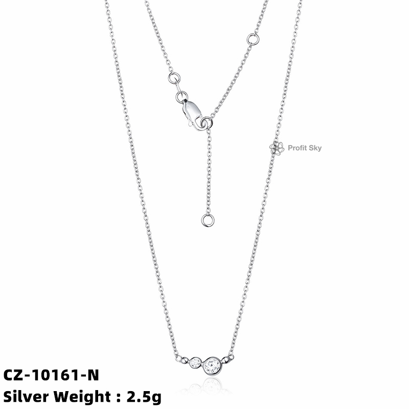 Zirconia Infinity Symbol Necklace