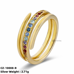 Eternal Elegance: Zirconia Sterling Silver Ring