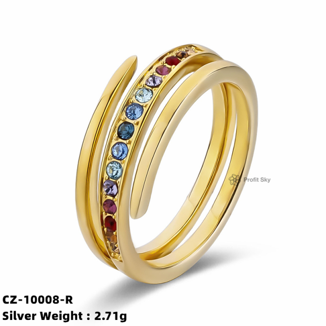 Eternal Elegance: Zirconia Sterling Silver Ring