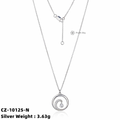 Ocean Treasures: Seashell Sterling Silver Necklace