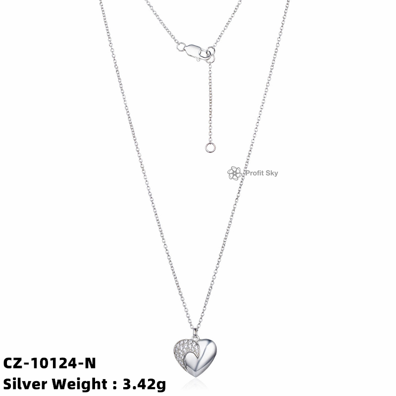 Love Blooms: Rose Sterling Silver Necklace