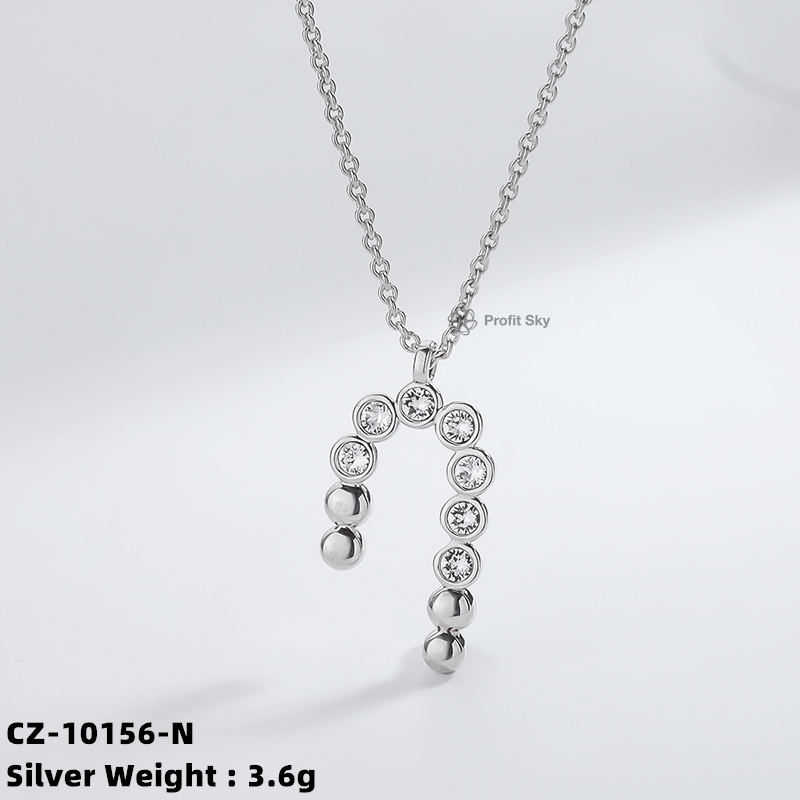 Lucky Charms: Four Leaf Clover Sterling Silver Necklace