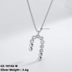 Lucky Charms: Four Leaf Clover Sterling Silver Necklace