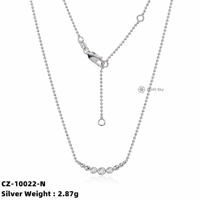 Simply Chic: Classic 925 Silver Necklace