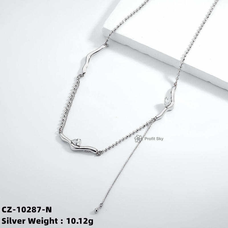 Colored Circle Charm Women 925 Sterling Silver Pendant Necklace