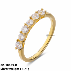 Affordable Luxury: Zirconia Sterling Silver Ring