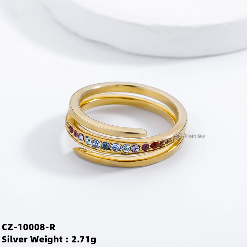 Hip Hop Street Personalized Accessories Sliver Ring