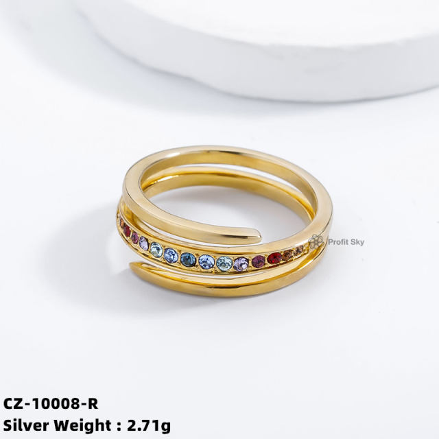 Hip Hop Street Personalized Accessories Sliver Ring