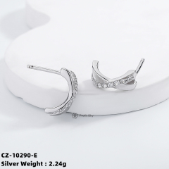 New Luxury Classical Silver Earrings